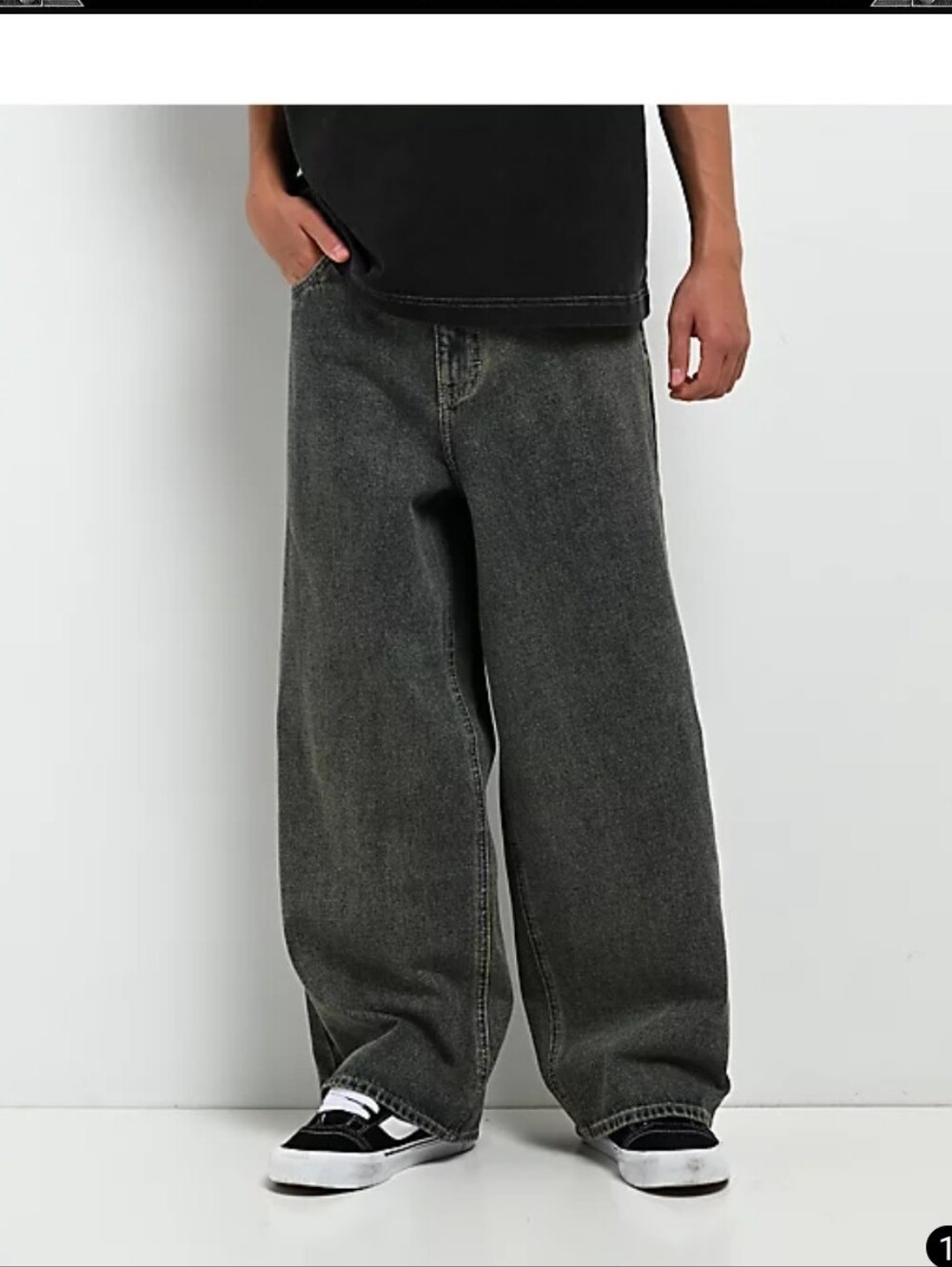 Empyre Relaxed Wide-Leg Youth Jeans Size 24